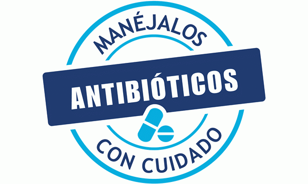 Afiche OMS para Semana Mundial de Concienciación sobre el uso de antibióticos